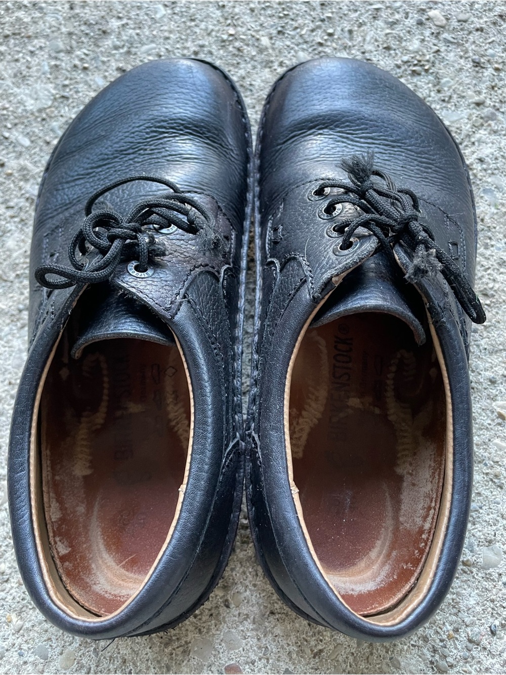 Birkenstock Black Leather Size EU 40  L 9